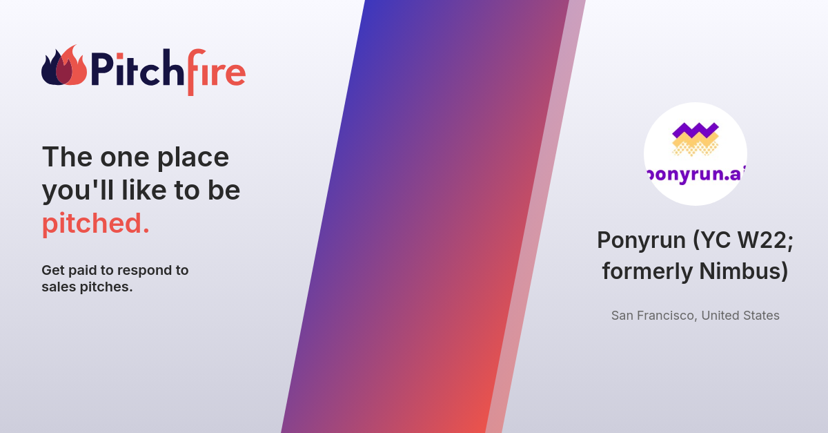 Ponyrun (YC W22; formerly Nimbus) office