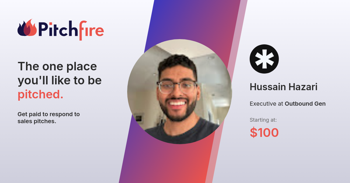 Pitch Hussain Hazari | Pitchfire